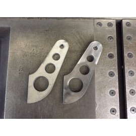 Queen City Fab Front Shock Mounts with Holes hot rod rat t-bucket 32 ford short