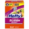 Hefty Slider Storage Bags, Quart Size, 78 Count