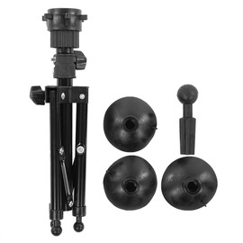 Wig Head Stand Mannequin Tripod Hairdressing False Head Mold Stand Bracket Black