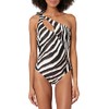 Trina Turk Women's Standard Vivant Asymmetrical one Piece, Multi, 4