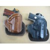 Azula All Leather Molded Paddle Holster CCW OWB for Glock