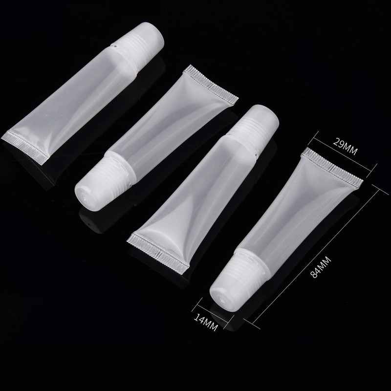 HRLORKC 40pcs 10ml Empty Tubes Lip Gloss Containers for Lip