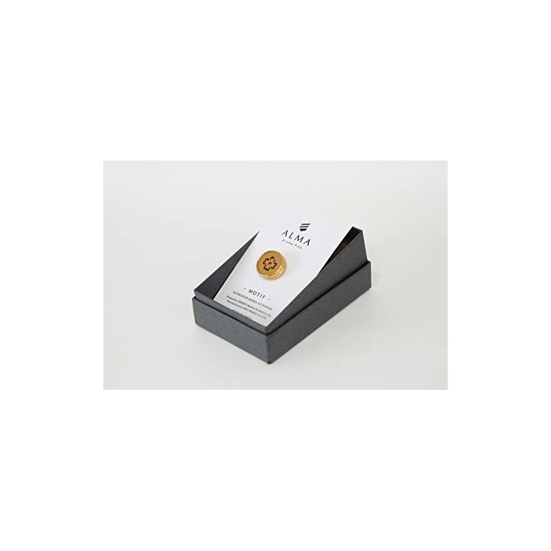 ALMA Aroma Pins Motif Flower Gold