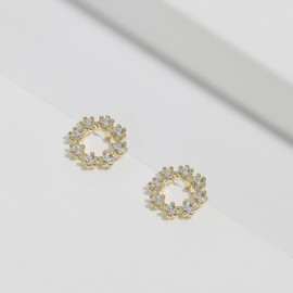 Meissa Tiny Screw Back Earrings for Women 925 Sterling Silver Circle Ball Back Earrings Dainty Studs for Multiple Piercings Girls Gifts, Silver