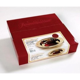 RemembranceWare Offering Plate: Stainless Steel (Brass)