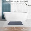 BSAOUTZ Stone Bath Mat, Natural Diatomaceous Earth Bathroom Rug, Super