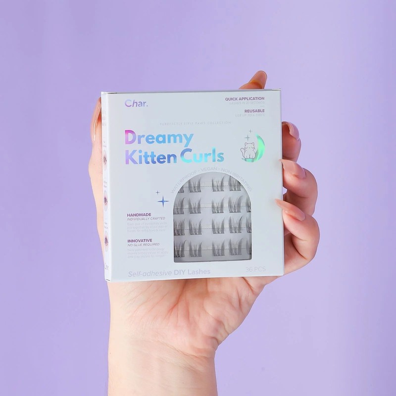 Char Cosmetics Dreamy Kitten Curls Cluster Lash 36pcs