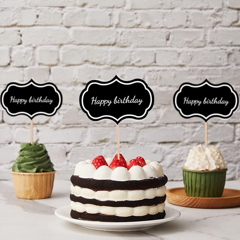 Pack of 56 Party Buffet Food Labels Blank Toothpick Flags