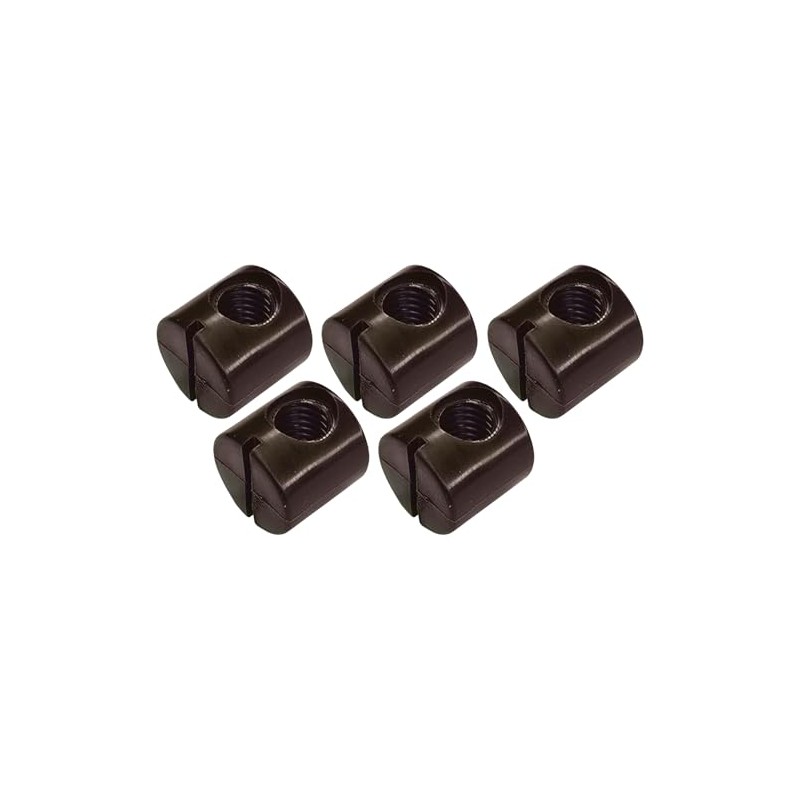 cyclingcolors 5 x Round Nuts Plastic M8 x Length 14.5