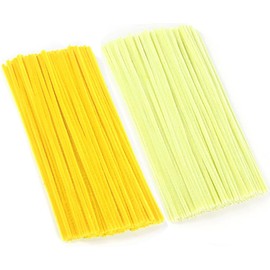 Handicraft Mall, Color Mix, 2 Kinds of Yellow, 0.2 inch (6 mm), Approximately 100 Pieces, Color Mall, Craft Mall, Flowers, Wire, Skeleton Mall, Art, DIY, Ornaments, Modeling Materials, School,
