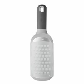 BergHOFF LEO 18/10 Stainless Steel Sharp Blade Ultra-coarse Paddle Grater 10.75" PP Fitted Protective Sleeve Soft-Grip Handle Non-slip Base Dishwasher Safe