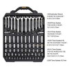 DEKOPRO 192 Piece Mechanics Tool Set Socket Wrench Set, Plastic