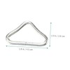 Totority 30Pcs Metal Triangle Buckles for Trampoline Replacement Portable Trampoline