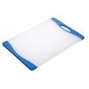 KitchenCraft Colourworks CWBOARD350BLU Polyethylene Reversible Cutting Board, Blue, 36.5 x
