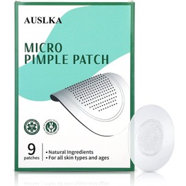 AUSLKA AUSLKA Blemish Patch, Hydrocolloid Blemishes Patch Dots for Face, Zit Patches, Zit Stickers (9 Patches)