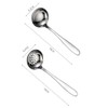 Stainless Steel Soup Spoon, Durable Household Spoon for Drinking Soup,