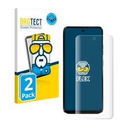 brotect 3D Curved Screen Protector compatible with Motorola Moto G34 5G (2 Pack) - Full Screen Coverage