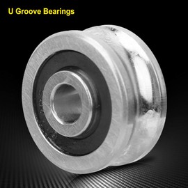 SG25 Ball Bearings 8x30x14mm U Groove Guide Bearing Carbon Chrome Bearing