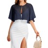 Bbonlinedress Chiffon Capes Women's Bolero Elegant Summer Shoulder Scarf Soft
