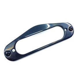 Mounting Ring With Screws For Fender Stratocaster Single Coil Neck Pickup - Black