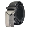 WISSUA Men's Suit Belt, Auto-Lock Belt, No Holes, Adjustable Size,