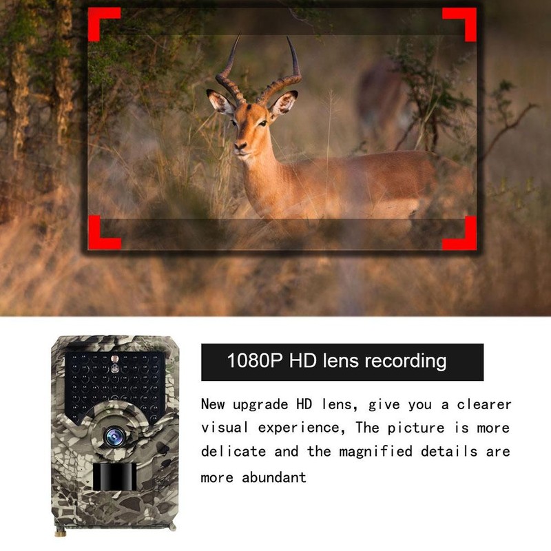 PR200 Pro 1080P Waterproof Trail Camera Hunting Camera with 49