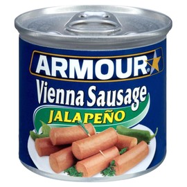 Jalapeno Vienna Sausage, 4.6 oz Cans (Pack of 12)