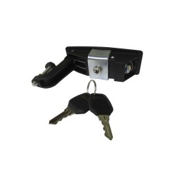 Aftermarket Latch Lock Kit - Battery Box - Tool Box - Peterbilt 386  387 Models  (BLACK)
