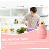 iplusmile Mechanical Timer Cartoon Parrot Shape Practical Cooking Reminder for