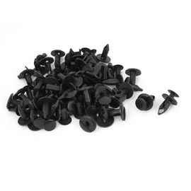 sourcingmap Car 8mm Hole Plastic Rivet Door Panel Bumper Fastener Clips 50PCS
