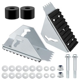 Aluminum Anti-Skid Shoe Kit for Extension Ladders,Rubber Padded Feet,Extension Ladder Parts,Compatible with D1200, D1300, D1700, D1800 Models,2 Pack Ladders Feet Replacement Parts