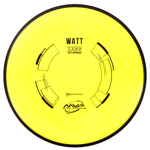 MVP Disc Sports Neutron Watt Disc Golf Putter (170-175g / Colors May Vary)