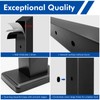 Gyykzz Stair Cable Railing Post 42"x2"x2", Slant Fixed Top Stainless