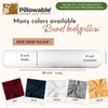 Pillowable - Soft Velvet 48"x8" Round Body Pillow Cover -