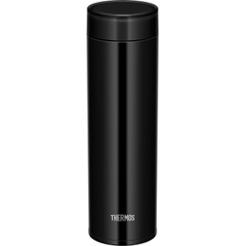 Thermos JOD-480 CLBK Water Bottle, Vacuum Insulated Travel Mug, 16.2 fl oz (480 ml), Clear Black