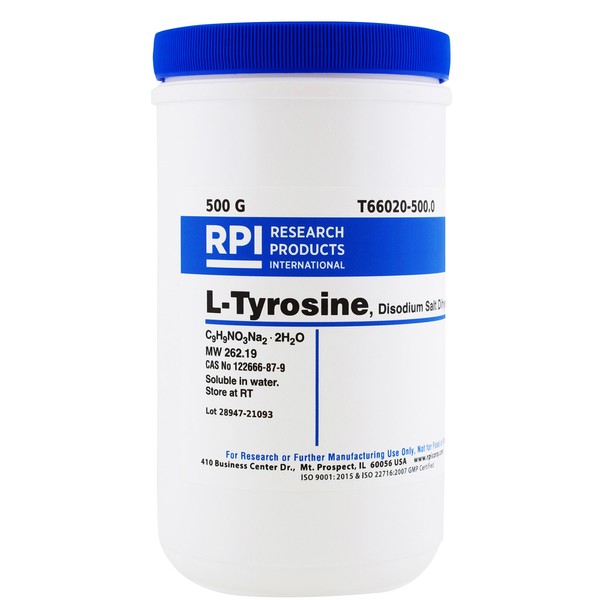 L-Tyrosine, Disodium Salt Dihydrate, 500 Grams