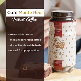 Monte Real Gourmet instant coffee 1 bottle, 100 grams