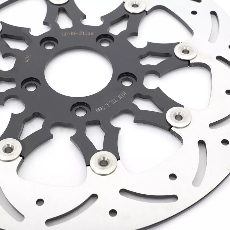 Tarazon Pair 11.8 Floating Front Brake Rotors For Harley Touring