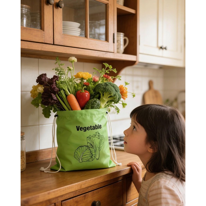 2 Pack Multi-Purpose Vegetable Storage Bags