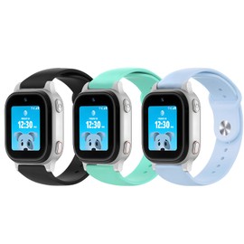 NewJourney Silicone Bands Compatible with AT&T amiGO Jr Watch, Soft Silicone Sport Replacement Band for Kids