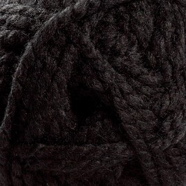 Lion Brand Wool-Ease Thick & Quick Yarn (153) Black Fabric
