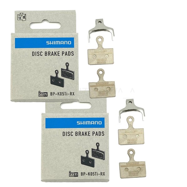 Shimano 2x SHIMANO XTR Disc Brake Pads K05Ti Resin Pad