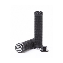 SRAM Locking Grips with Clamps and Plugs (Black)