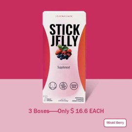LeafWhishpr Stick Jelly – Packed with 25 plant extracts, 9 vitamins, and antioxidants. A convenient on-the-go solution for maintaining a balanced diet and active lifestyle