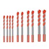 Hniuyun 10Pcs Multifunctional Drill Bits Set, Masonry bit bit with