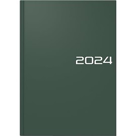 BRUNNEN Daily Calendar Model 795 2024 1 Page = 1 Day Sheet Size 14.5 x 20.6 cm Green