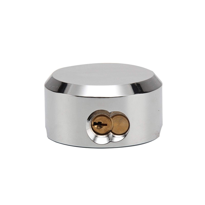 Identical key rekeyable shackle trailer hidden lock, concealed solid steel