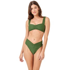L*Space Eco Chic Repreve Marlee Bikini Top - Jungle-S
