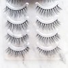 Musegetes 3D False Eyelashes Popular Black Natural Axis Soft Core