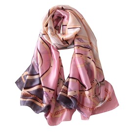 YMXHHB Silk Scarf 100% Mulberry Silk Fashion Scarves Long Lightweight Shawl Wrap (6713)